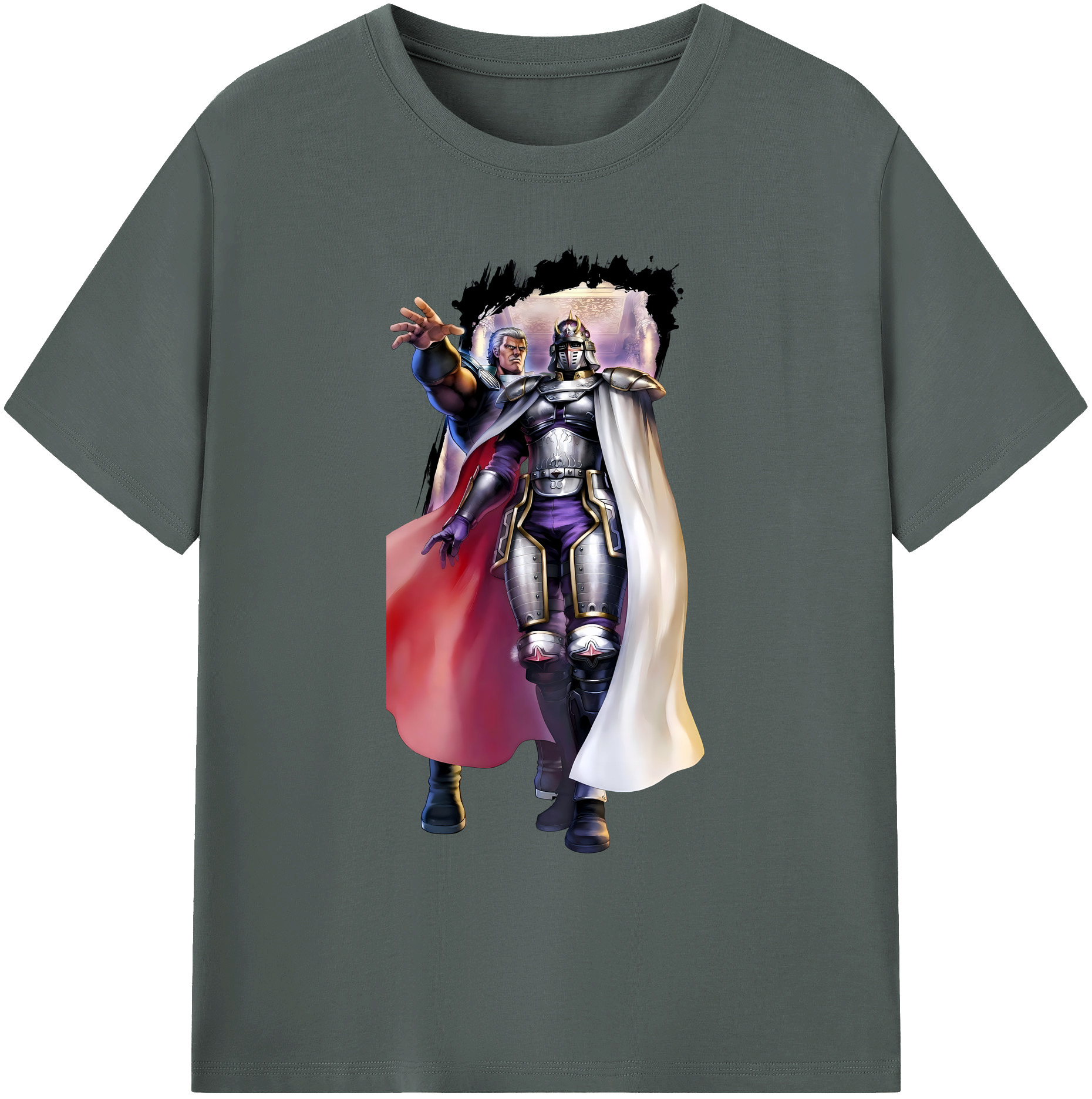 （画像用） 北斗の拳 Fist of the North Star 綿100％ メンズ半袖Tシャツ｜肌触りやわらか＆通気性